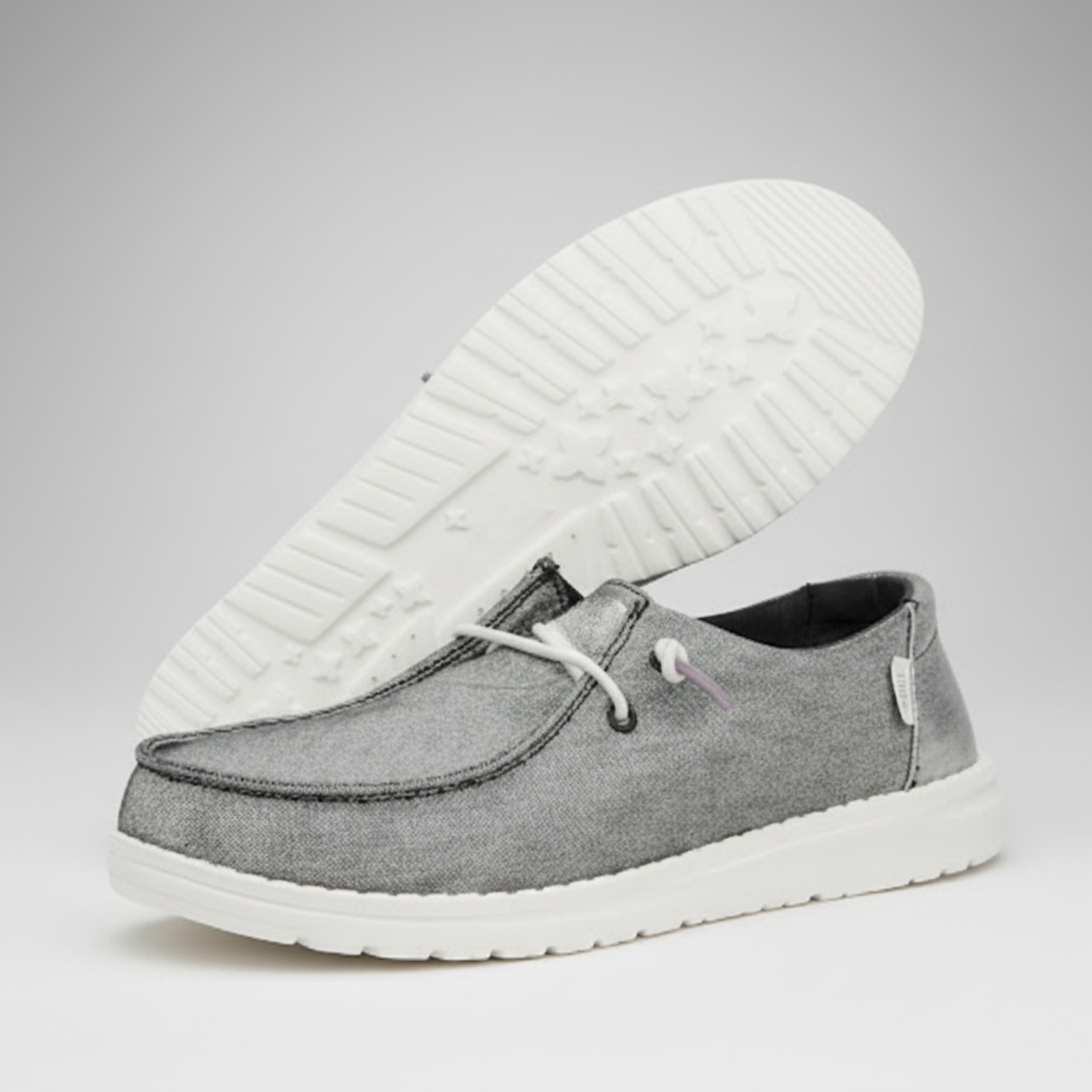 Shimmer Slip On Fashion Sneakers