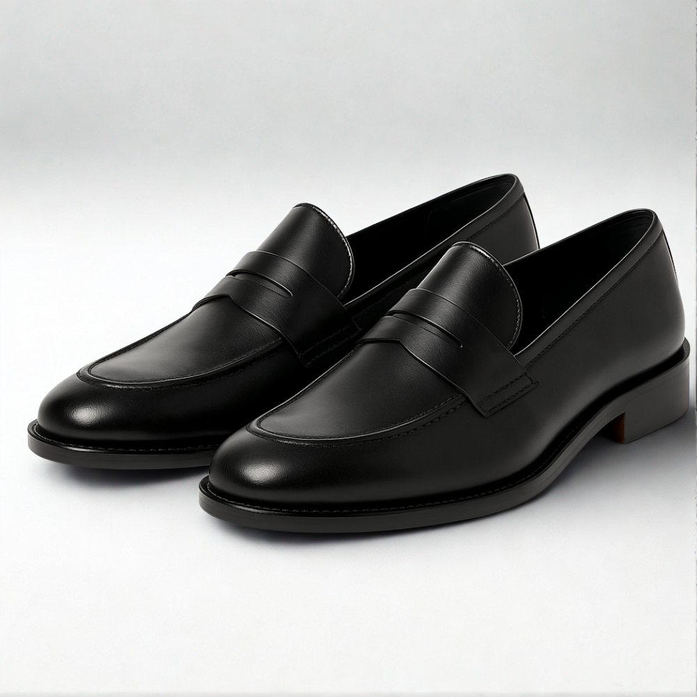 Full Grain Leather Loafers-The Boston Boots