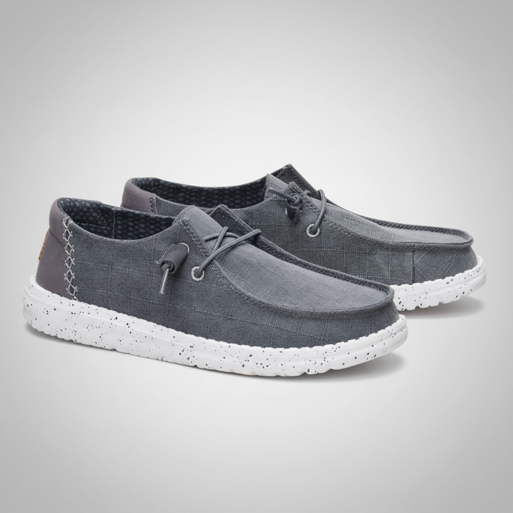 Wendy Chambray Grid Casual Shoe