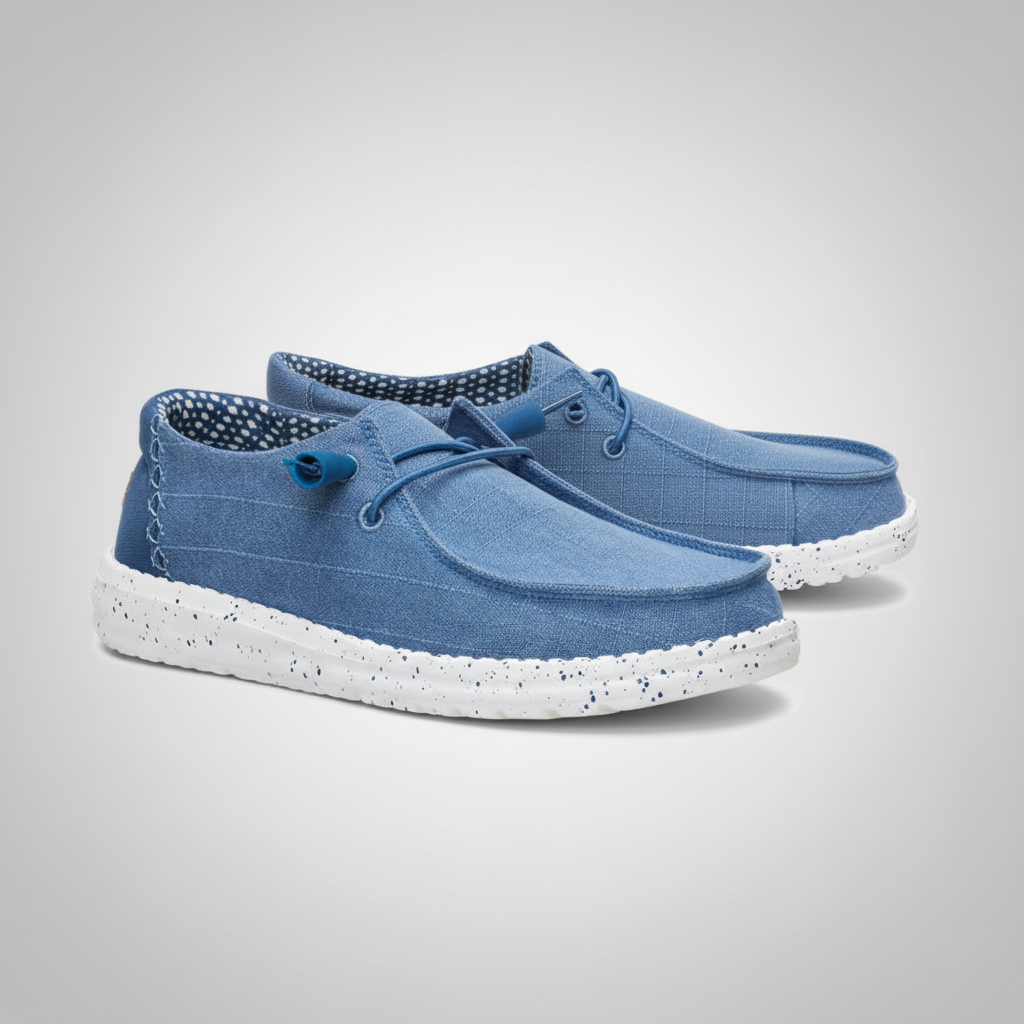 Wendy Chambray Grid Casual Shoe