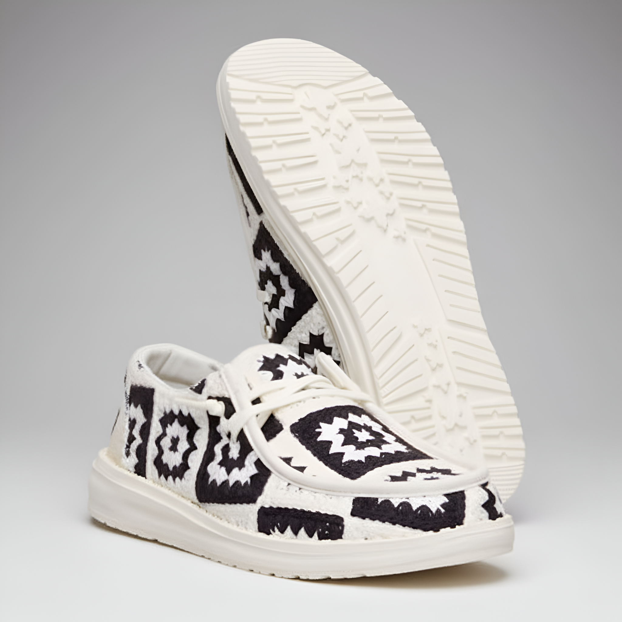 Crochet Patchwork Slip On Casual Comfort Shoes For Women