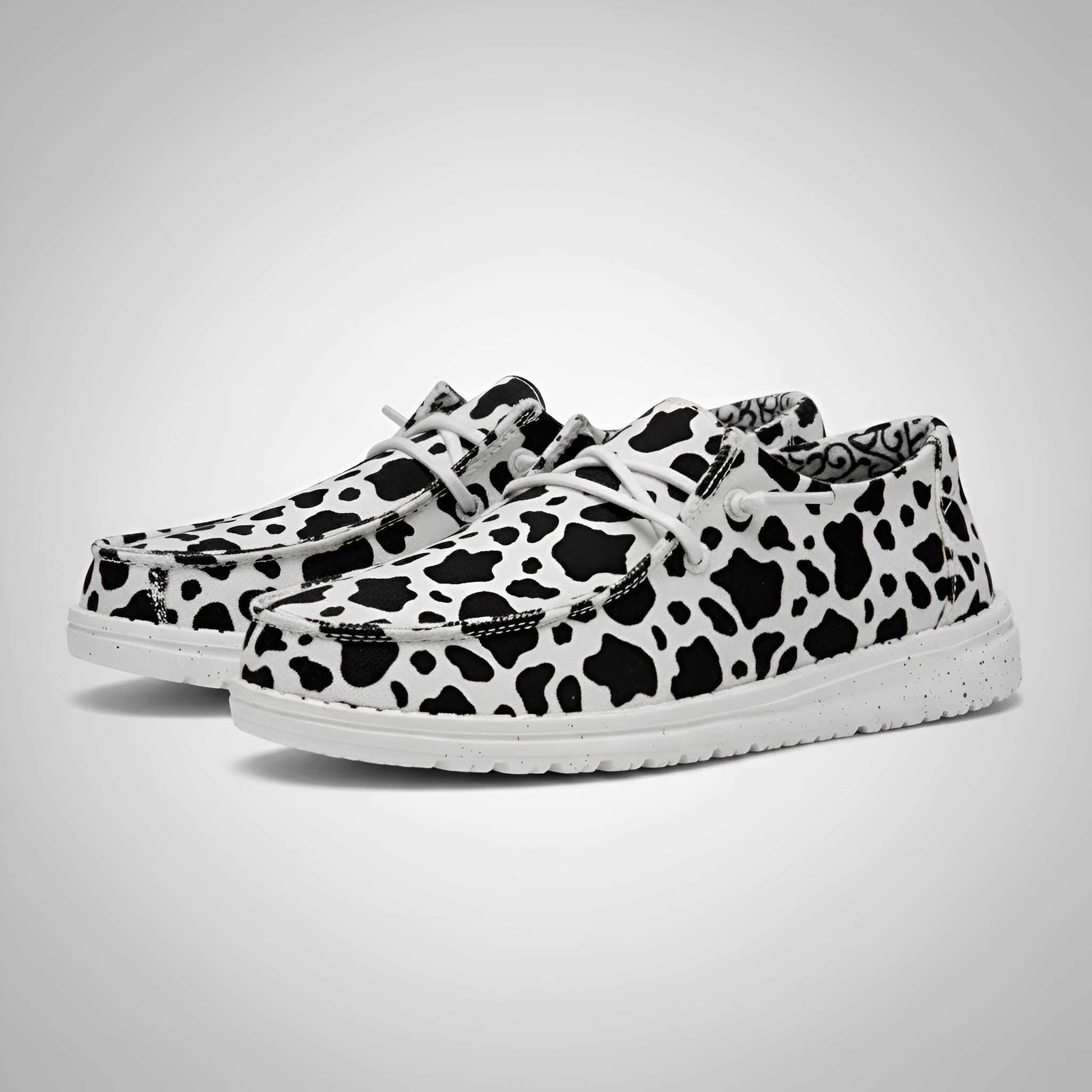 Stylish Milky Way Design Canvas Shoes 