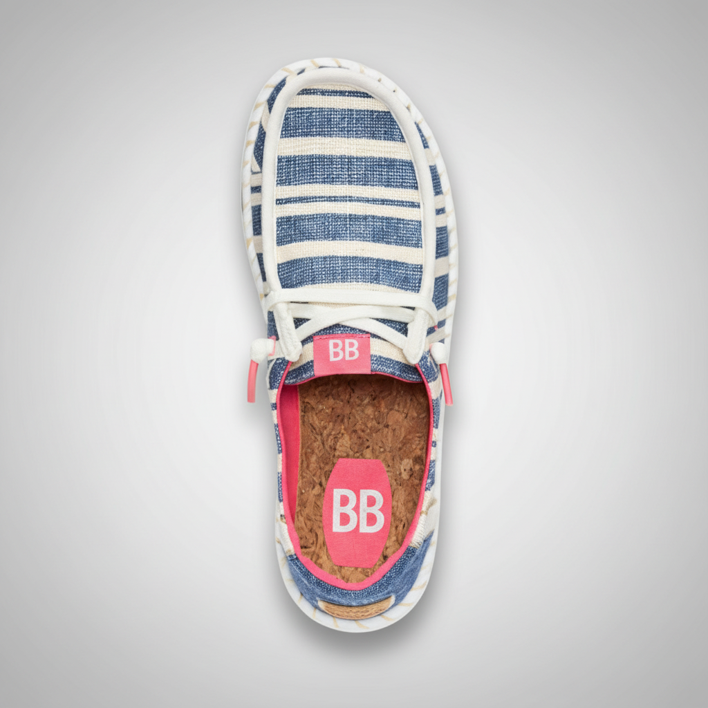 Espadrille Coast Striped Casual Shoes For Women