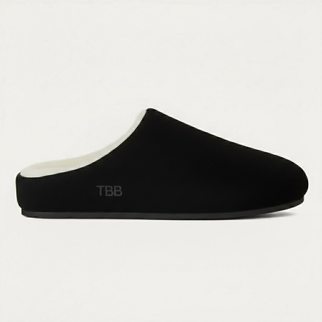 Elea Slip On Minimal Suede Slippers