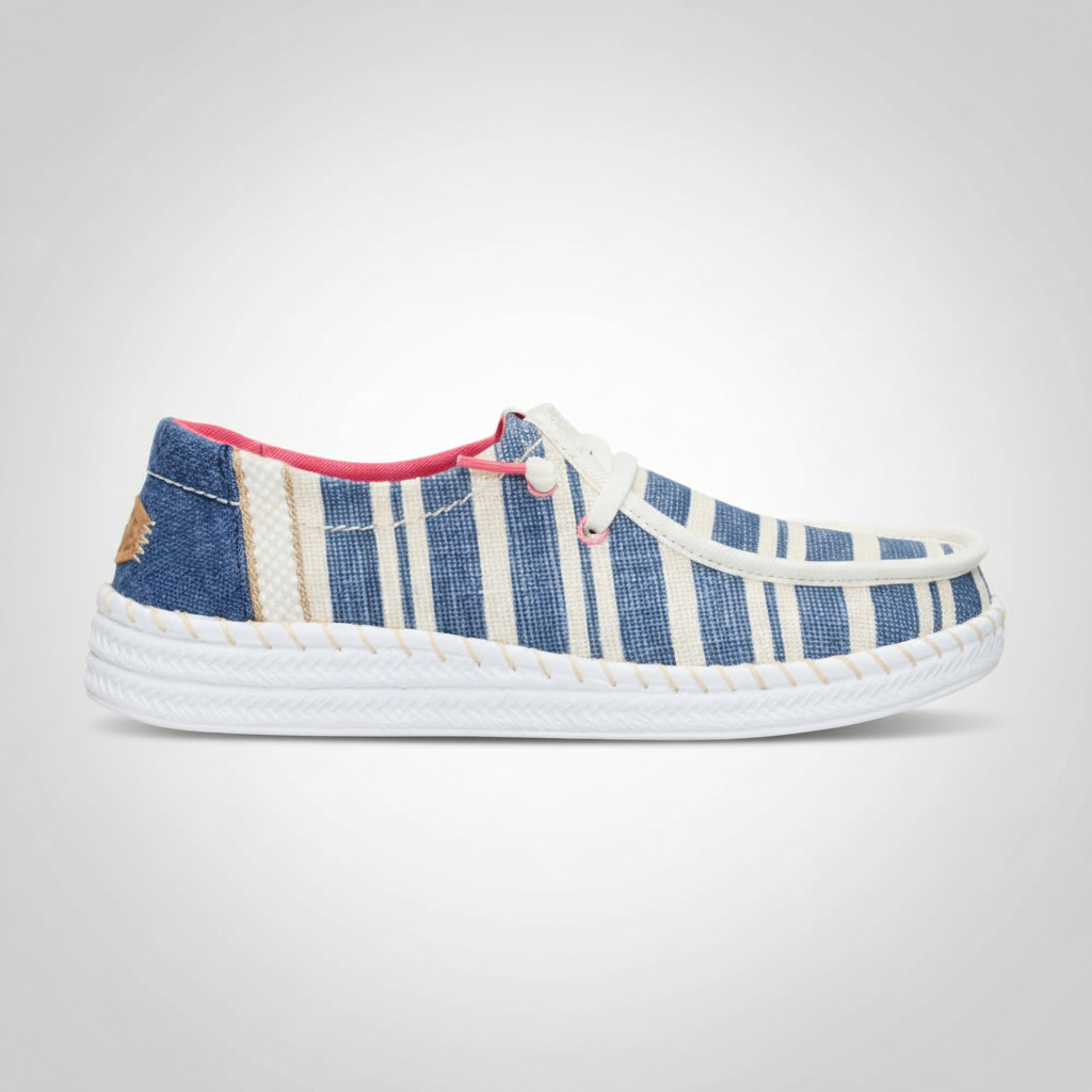 Espadrille Coast Striped Casual Shoes For Women