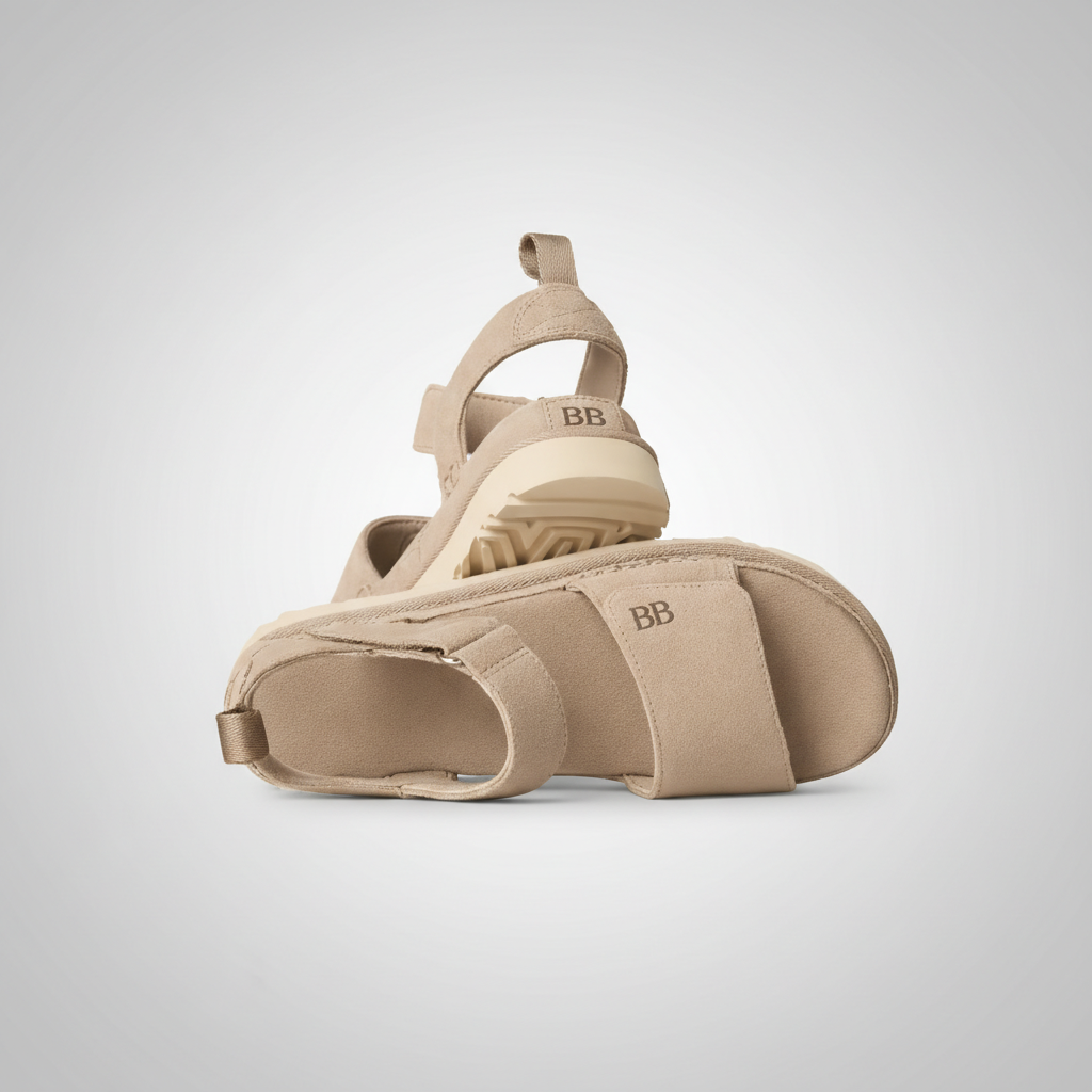 Goldenstar Suede Hook Loop Sandal
