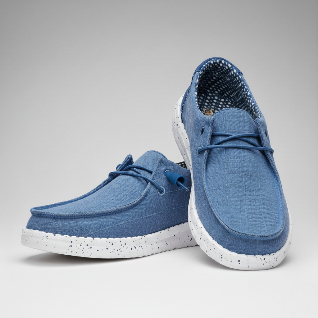 Wendy Chambray Grid Casual Shoe