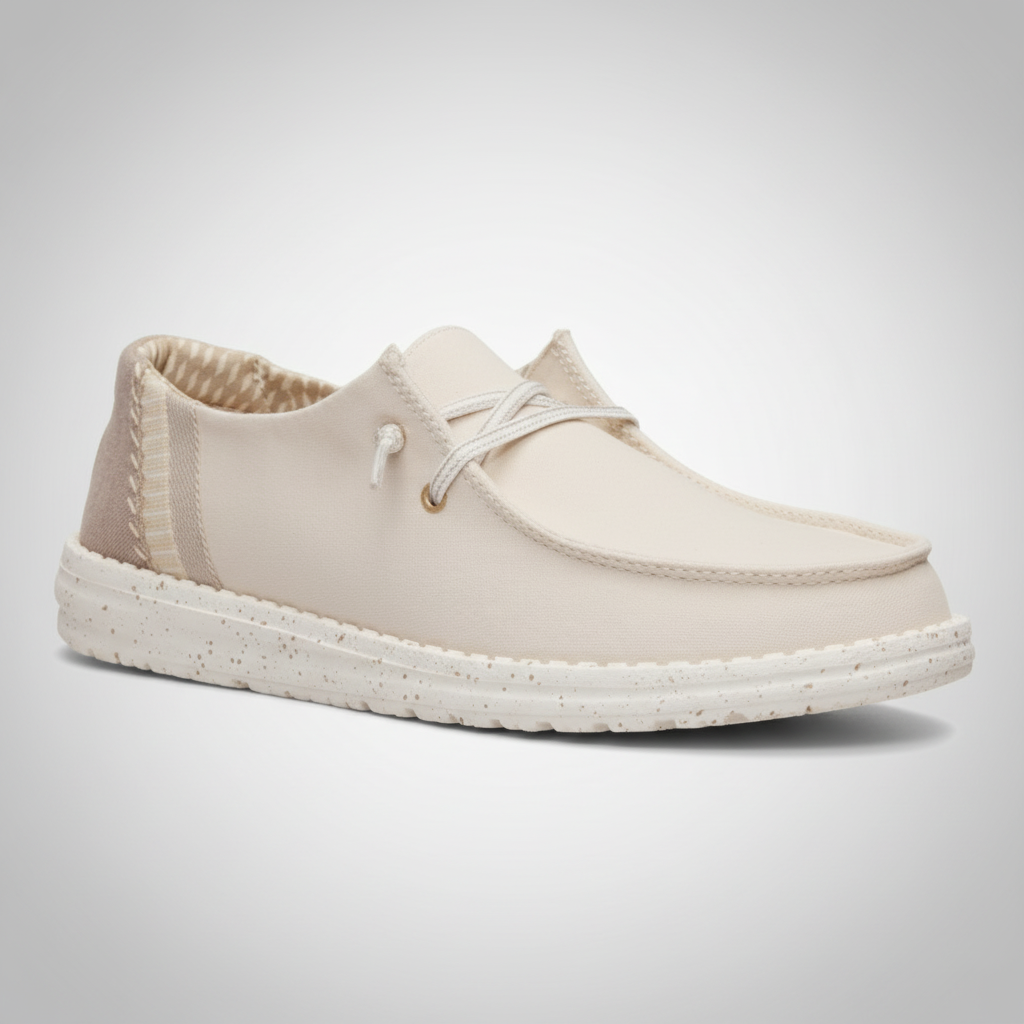 Brushed Linen Lightweight Casual Slip Shoes