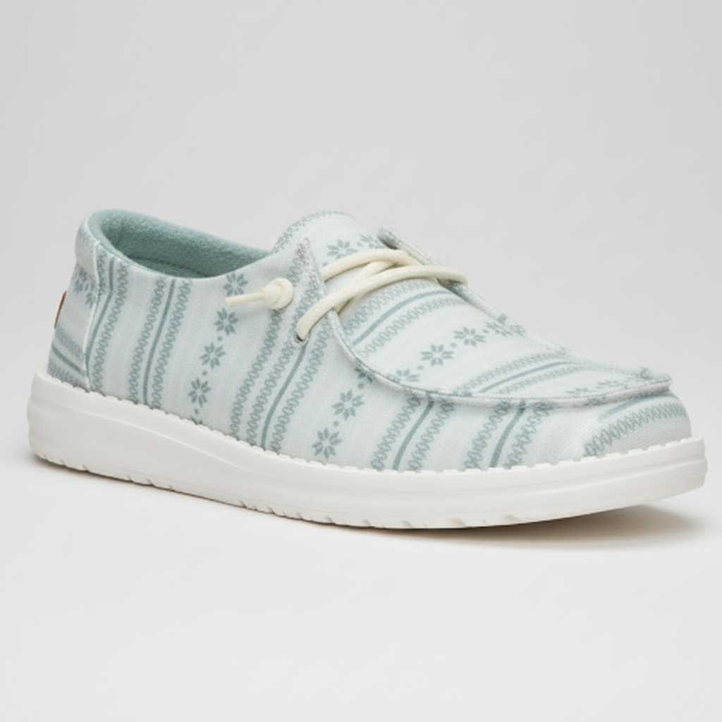 Nordic Pattern Lightweight Casual Slip On Shoes