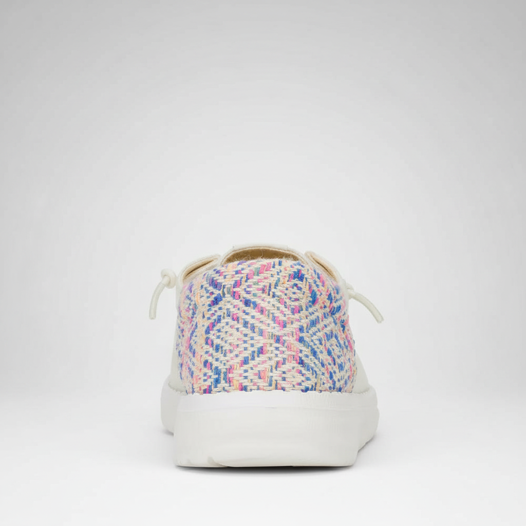 Woven Accent Casual Shoes For Women