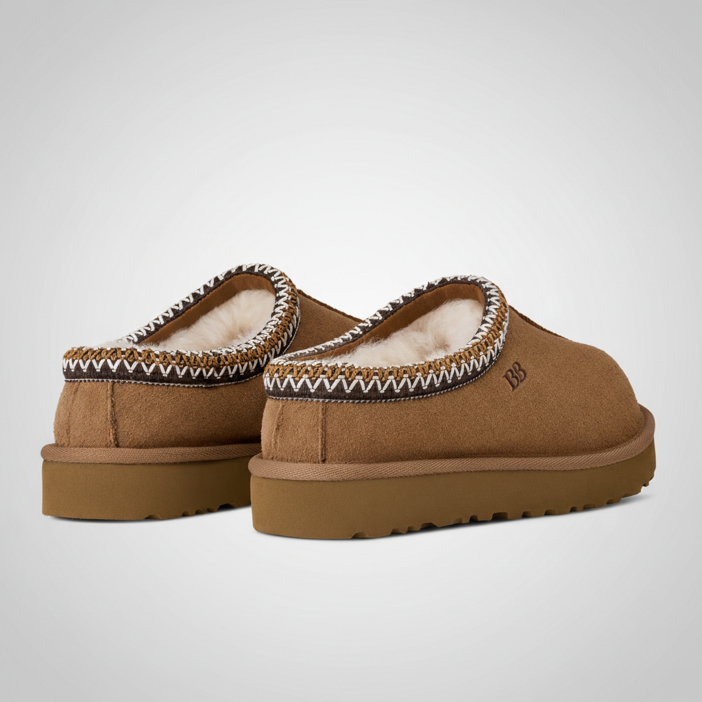 Tasman II Suede Slip On Platform Slipper