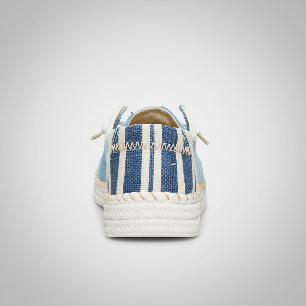 Casual Denim Lace Up Espadrille Shoes For Women