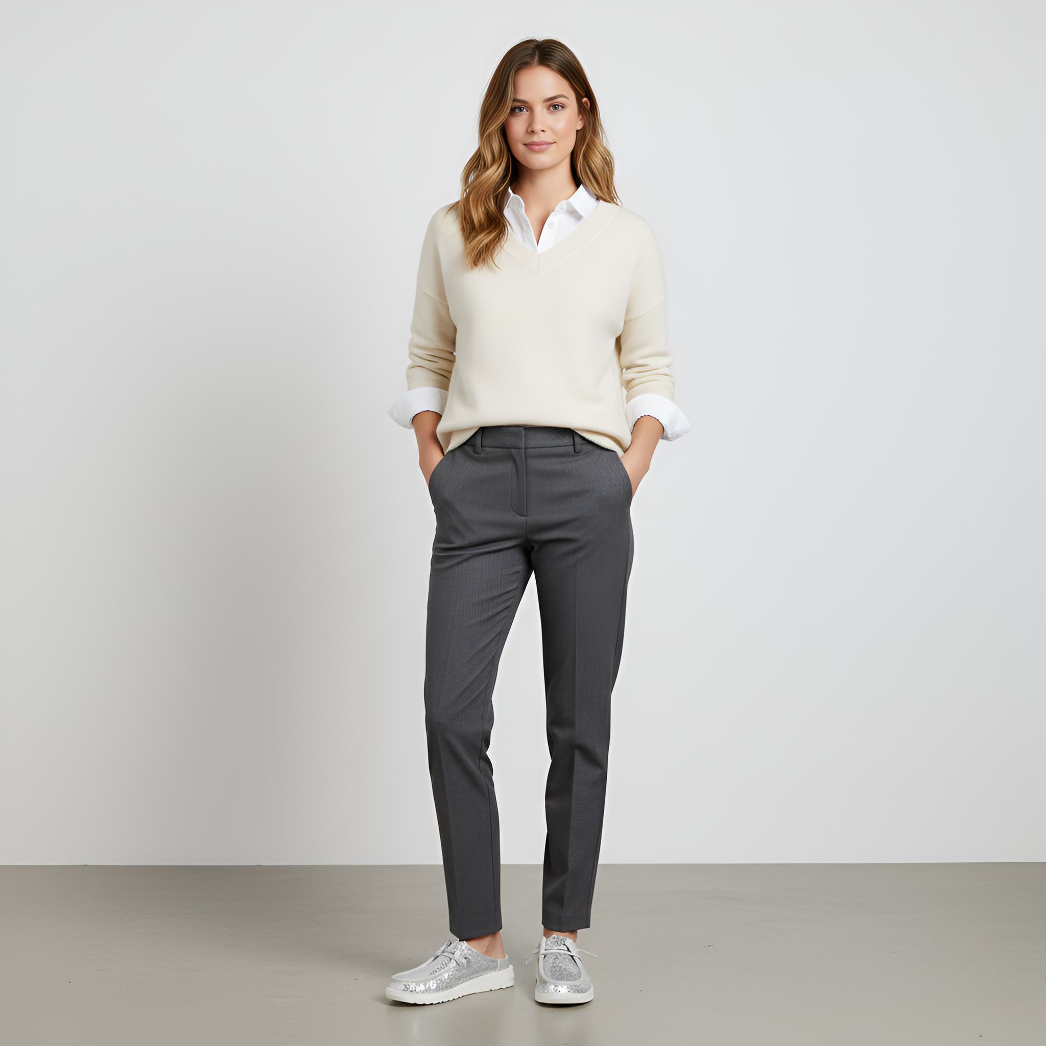 Slip Sequin Sparkle Mule Shoes For Women