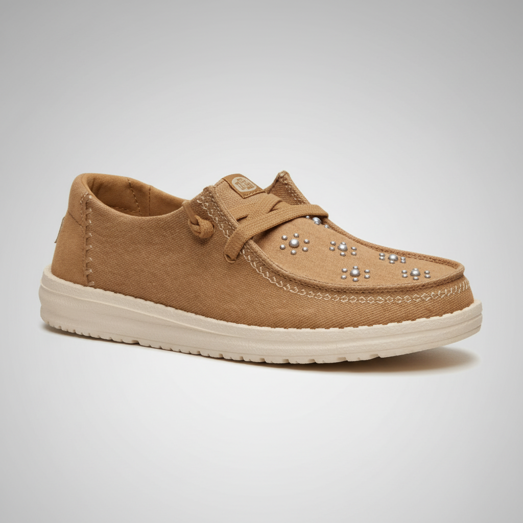 Decorative Star Stud Details Casual Shoes