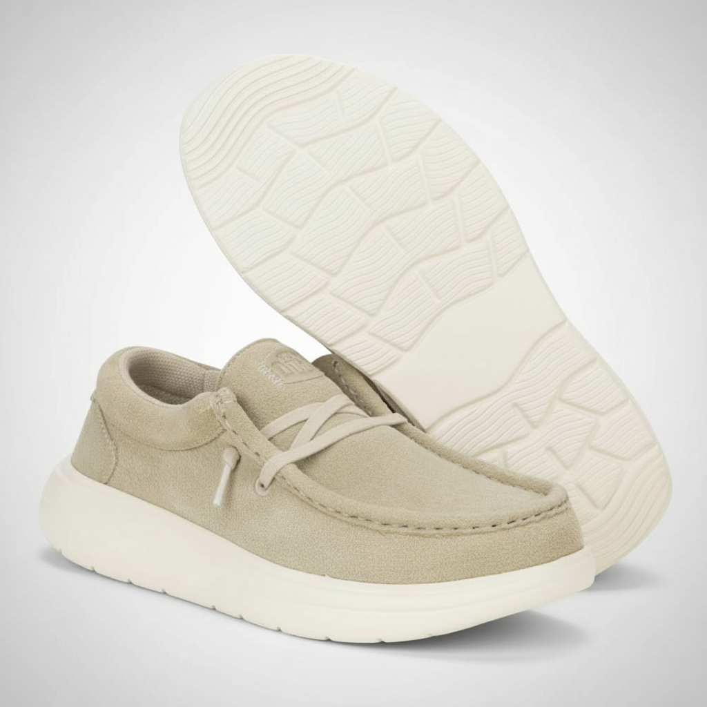 Suede Lace Casual Shoes for Women