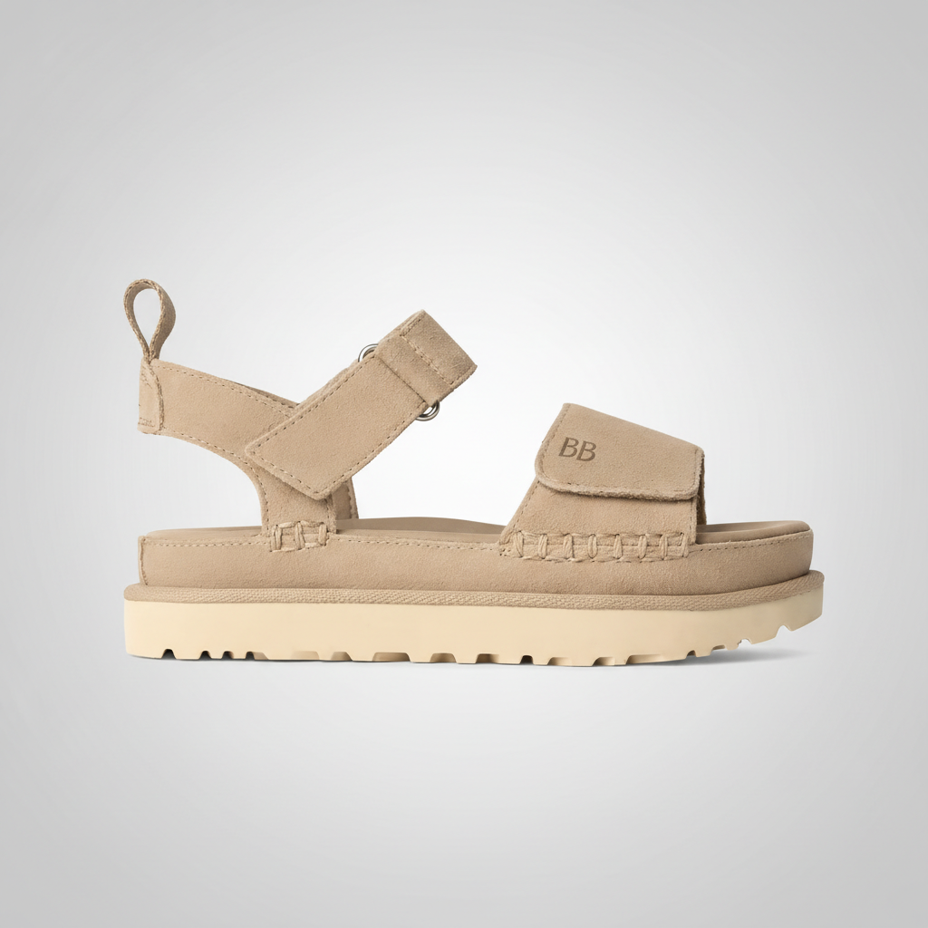 Goldenstar Suede Hook Loop Sandal