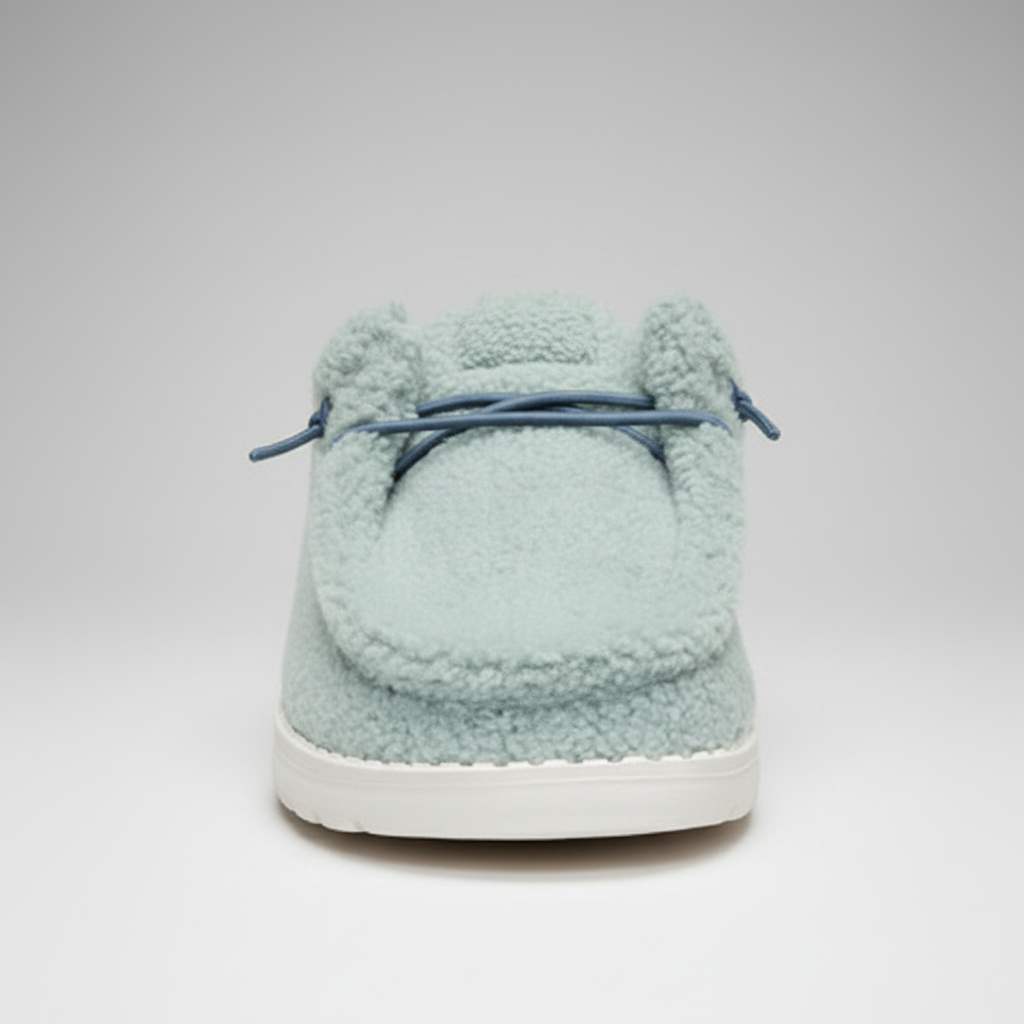 Warm Brown Sherpa Casual Comfortable Shoes