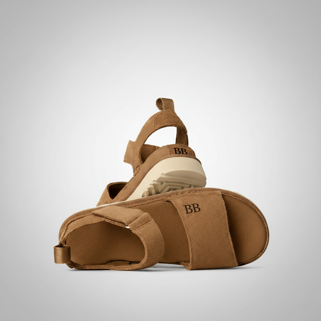 Goldenstar Suede Hook Loop Sandal