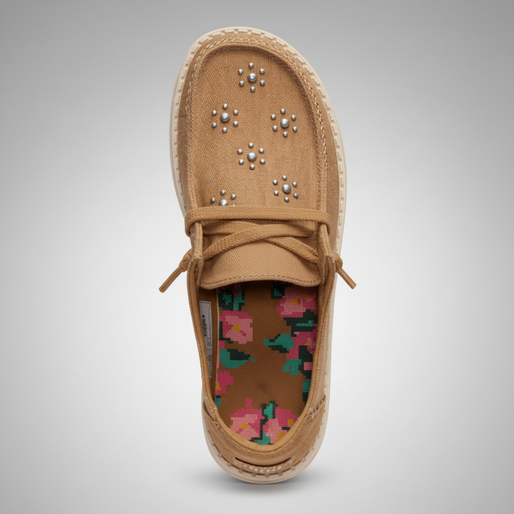 Decorative Star Stud Details Casual Shoes