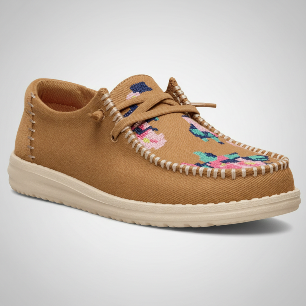 Cross Stitch Embroidered Everyday Canvas Shoes