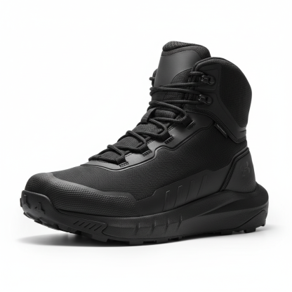 High Top Outdoor Work Boots With Grip Sole For Men