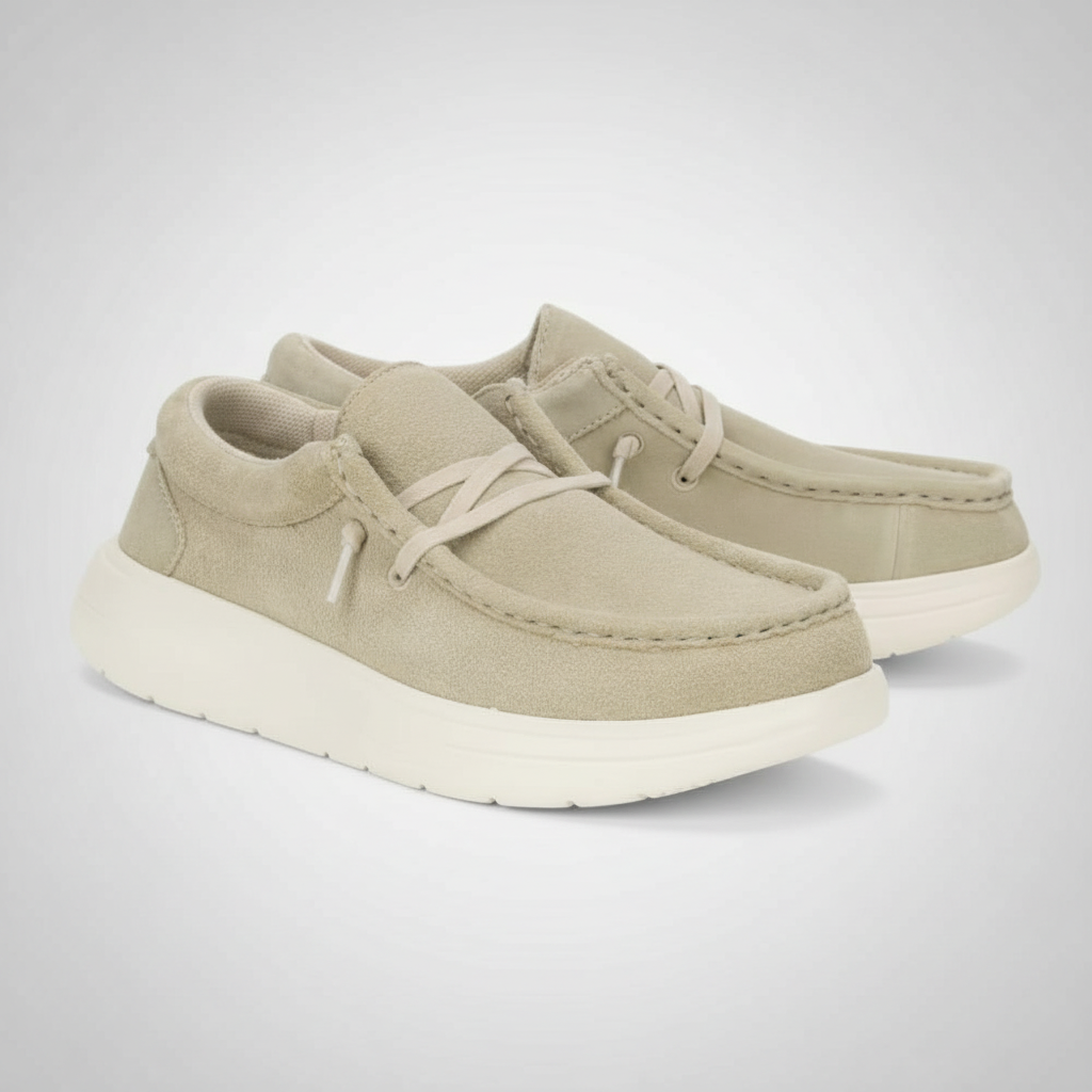 Suede Lace Casual Shoes for Women