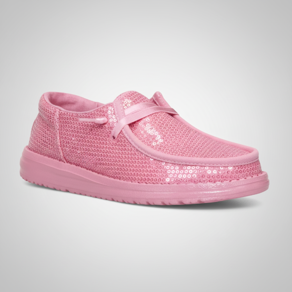 Sequin Lightweight Casual Slip On Shoes