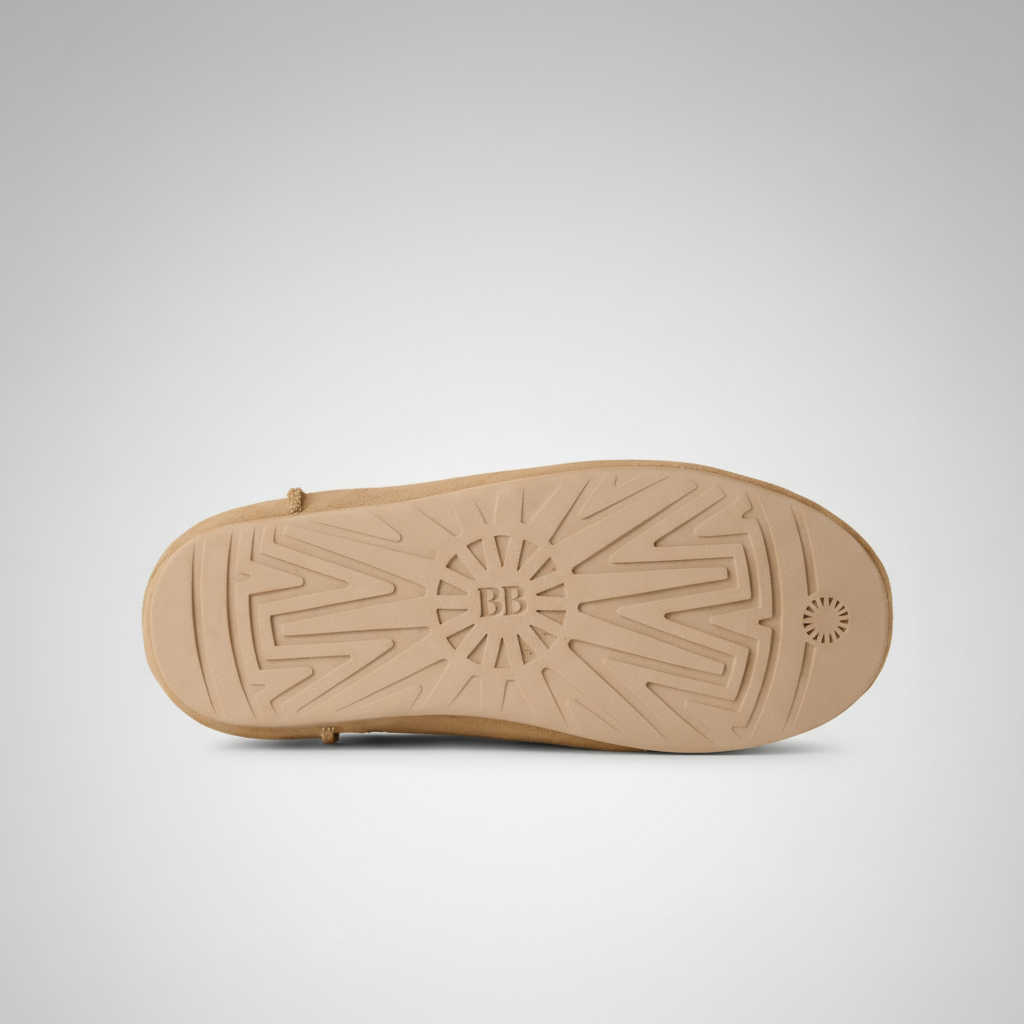 Elea Slip On Minimal Suede Slippers