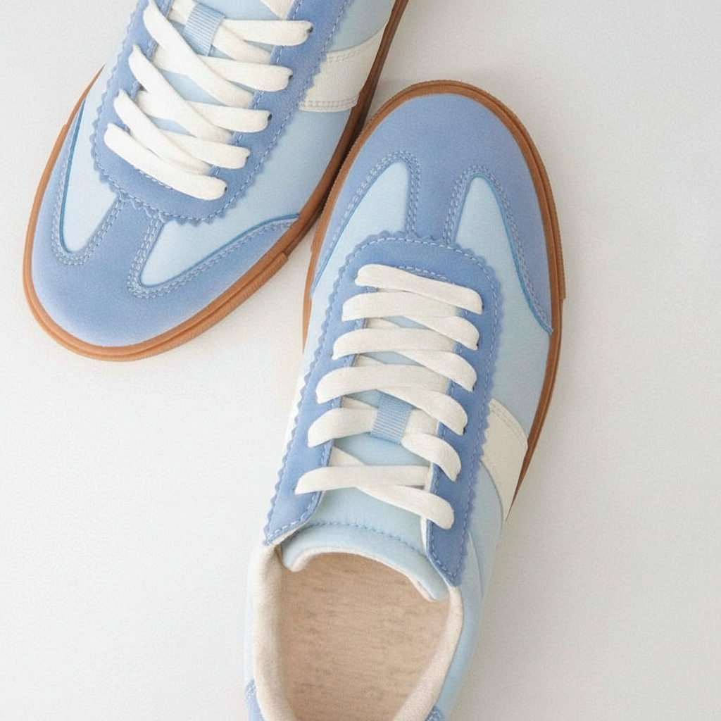 Dual Tone Lace Up Sneaker