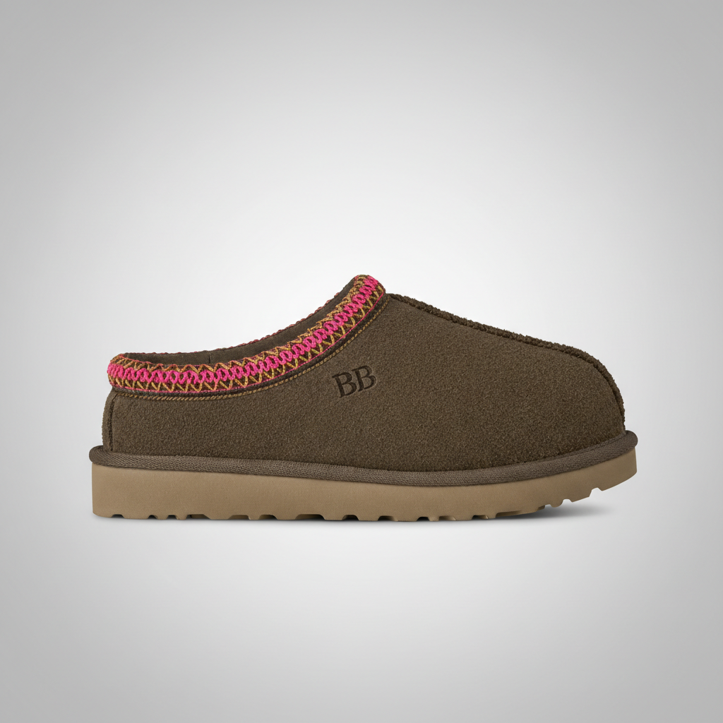 Tasman II Suede Slip On Platform Slipper