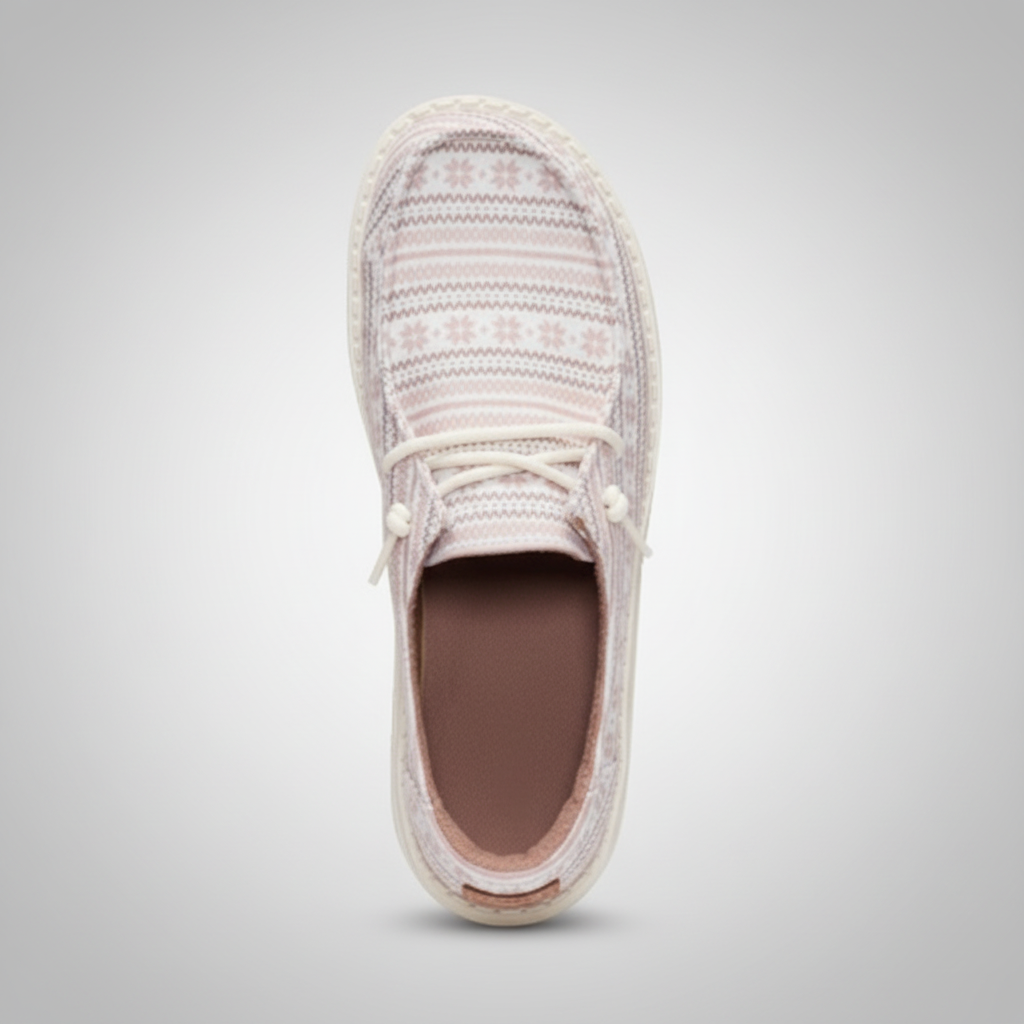 Nordic Pattern Lightweight Casual Slip On Shoes