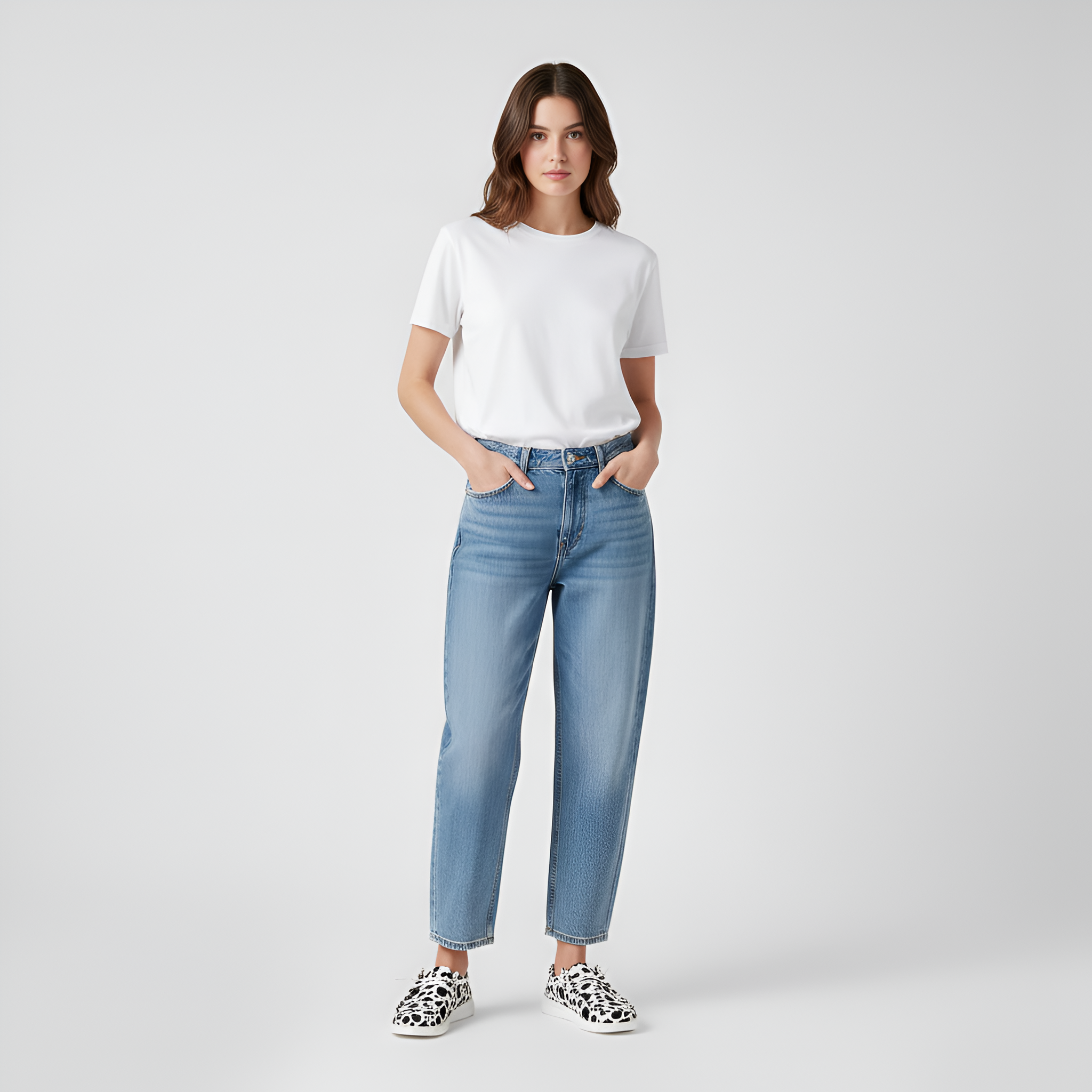 Stylish Milky Way Design Canvas Shoes 