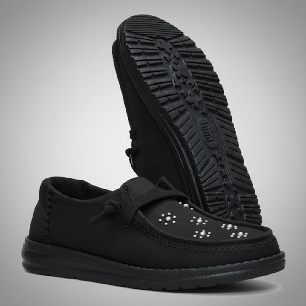 Decorative Star Stud Details Casual Shoes