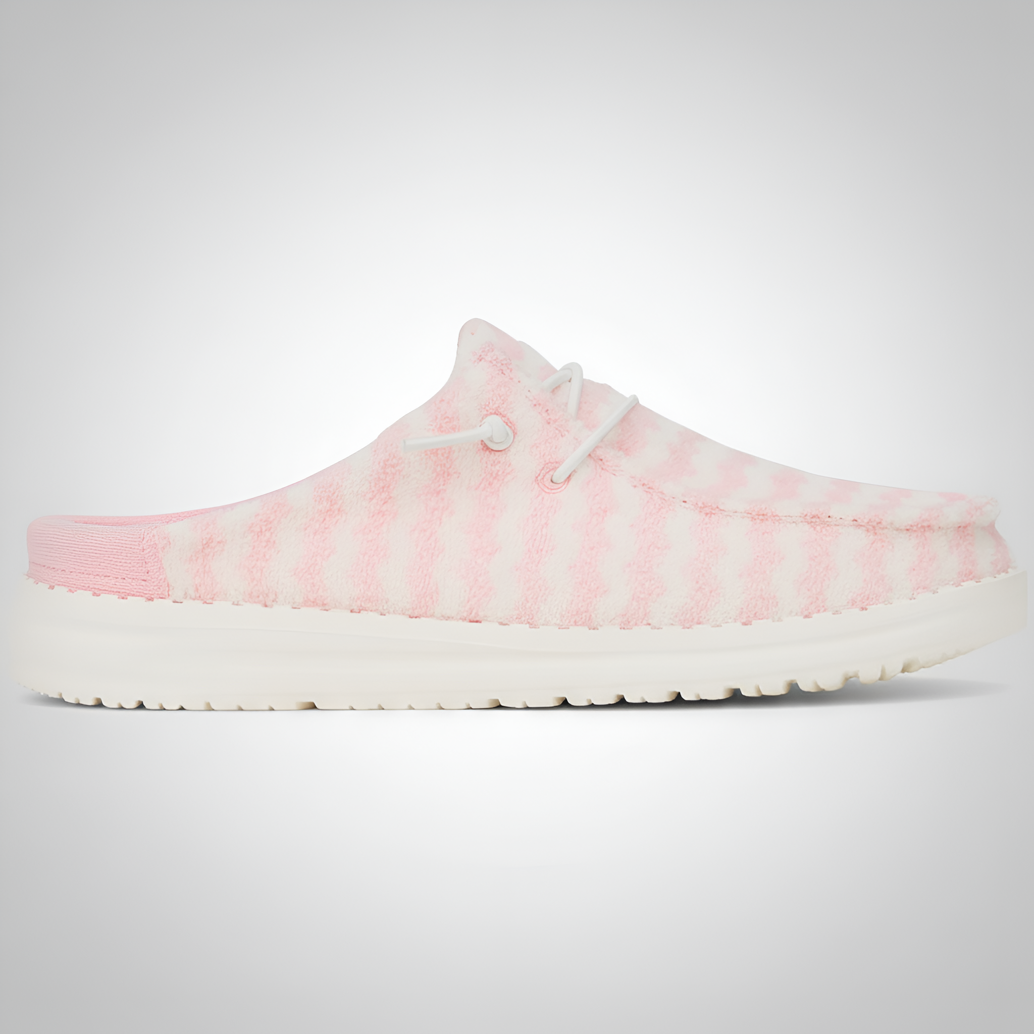 Stripe Design Casual Slip On Shoes