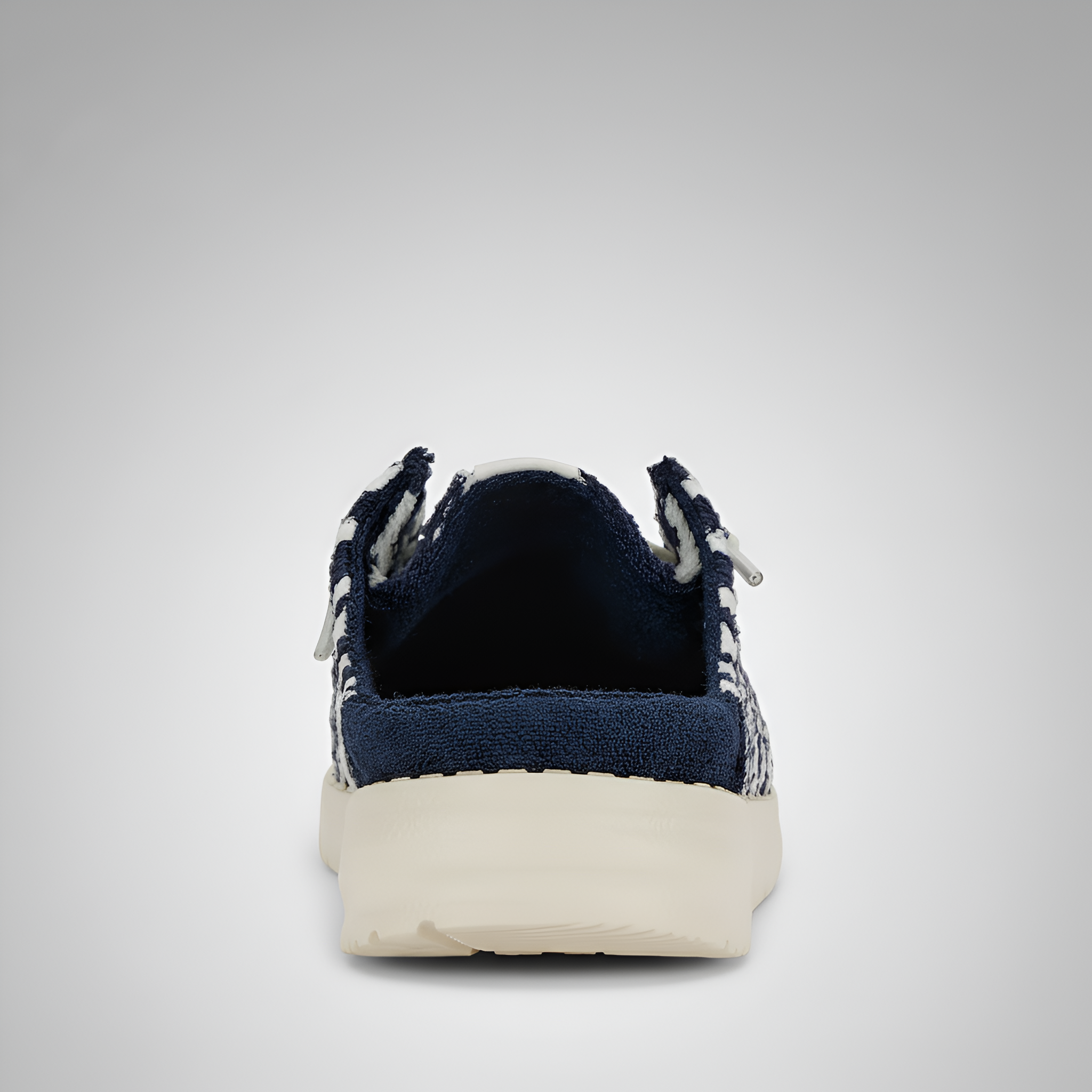 Stripe Design Casual Slip On Shoes