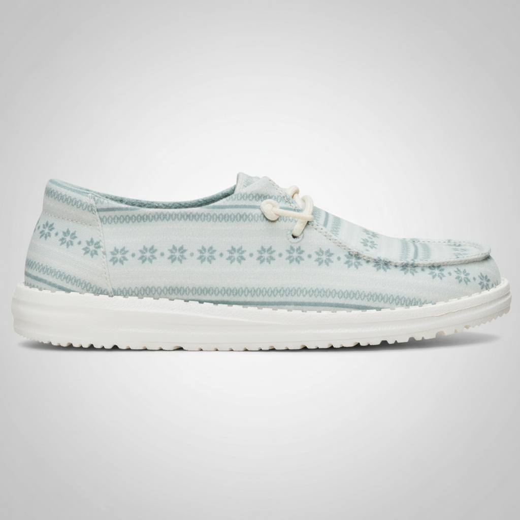 Nordic Pattern Lightweight Casual Slip On Shoes