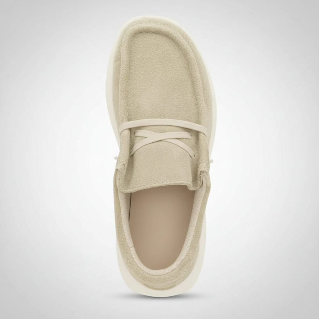 Suede Lace Casual Shoes for Women