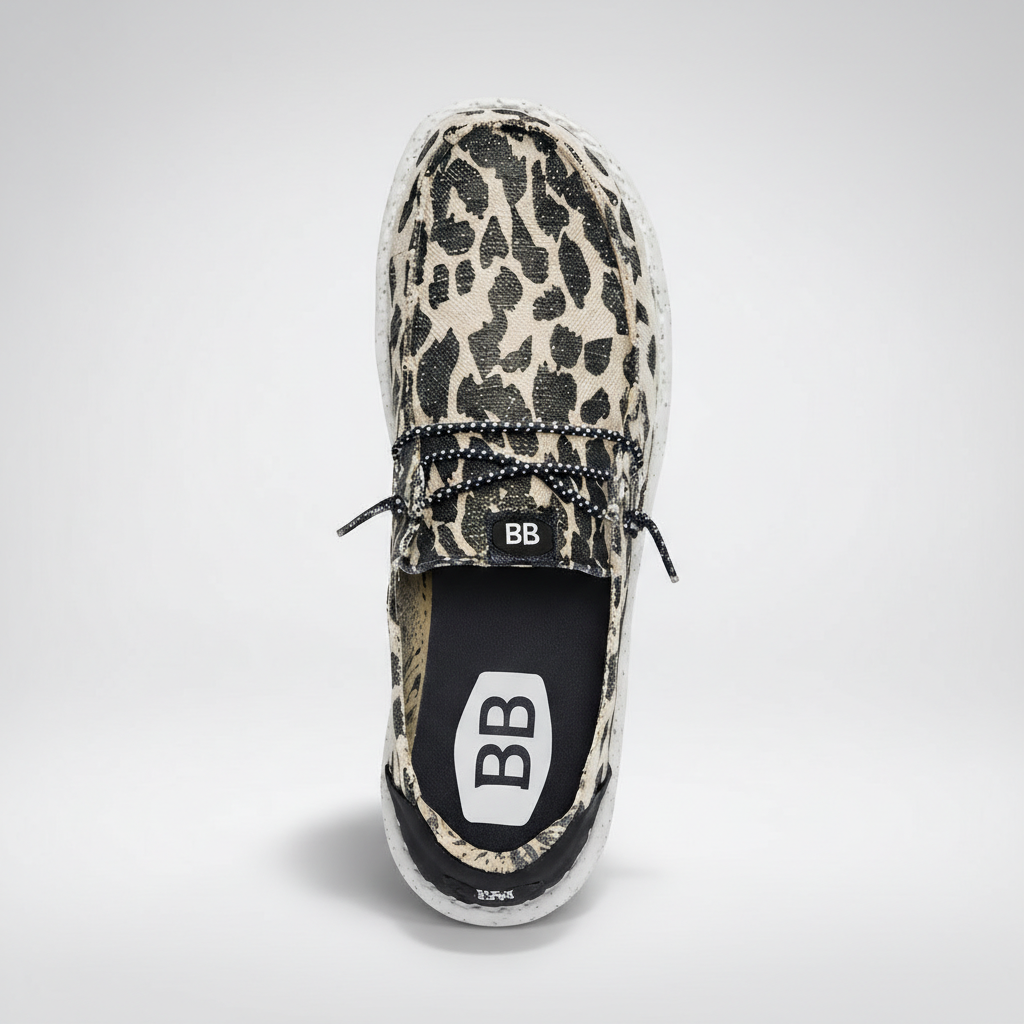 Wendy Cheetah Print Textile Slip On Shoes