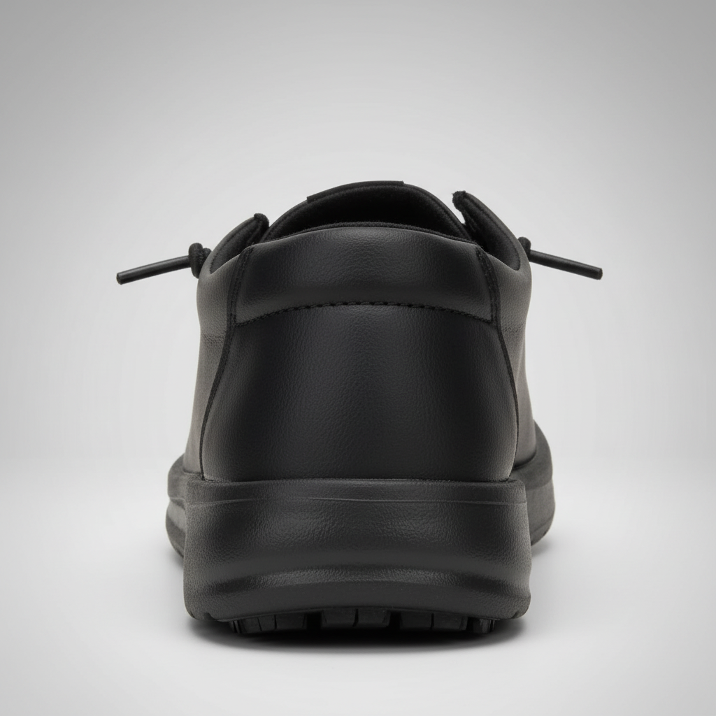 Classic Work Shoes With Lace Up Details 