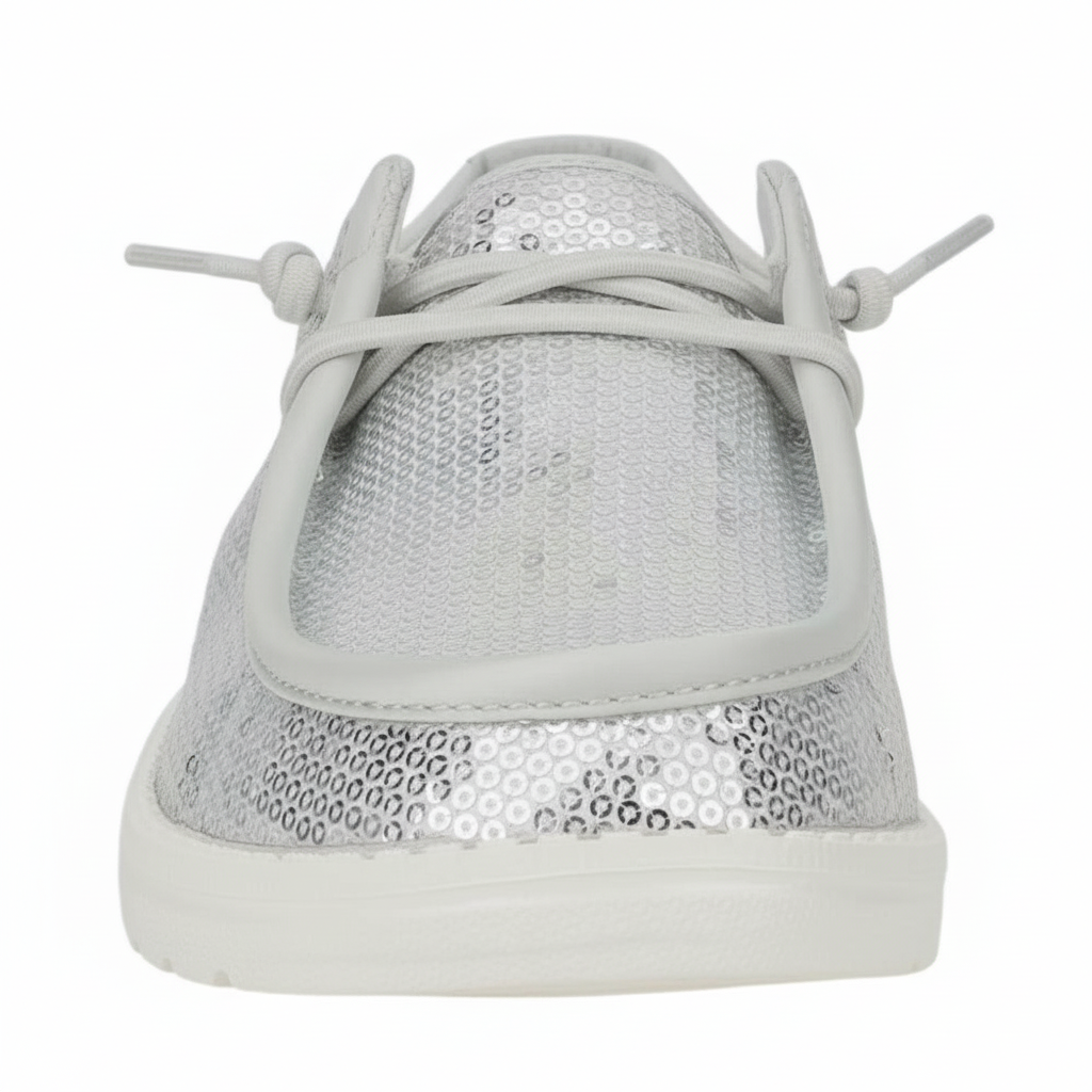 Slip Sequin Sparkle Mule Shoes For Women