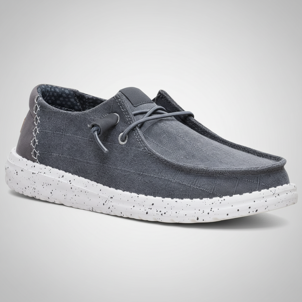 Wendy Chambray Grid Casual Shoe