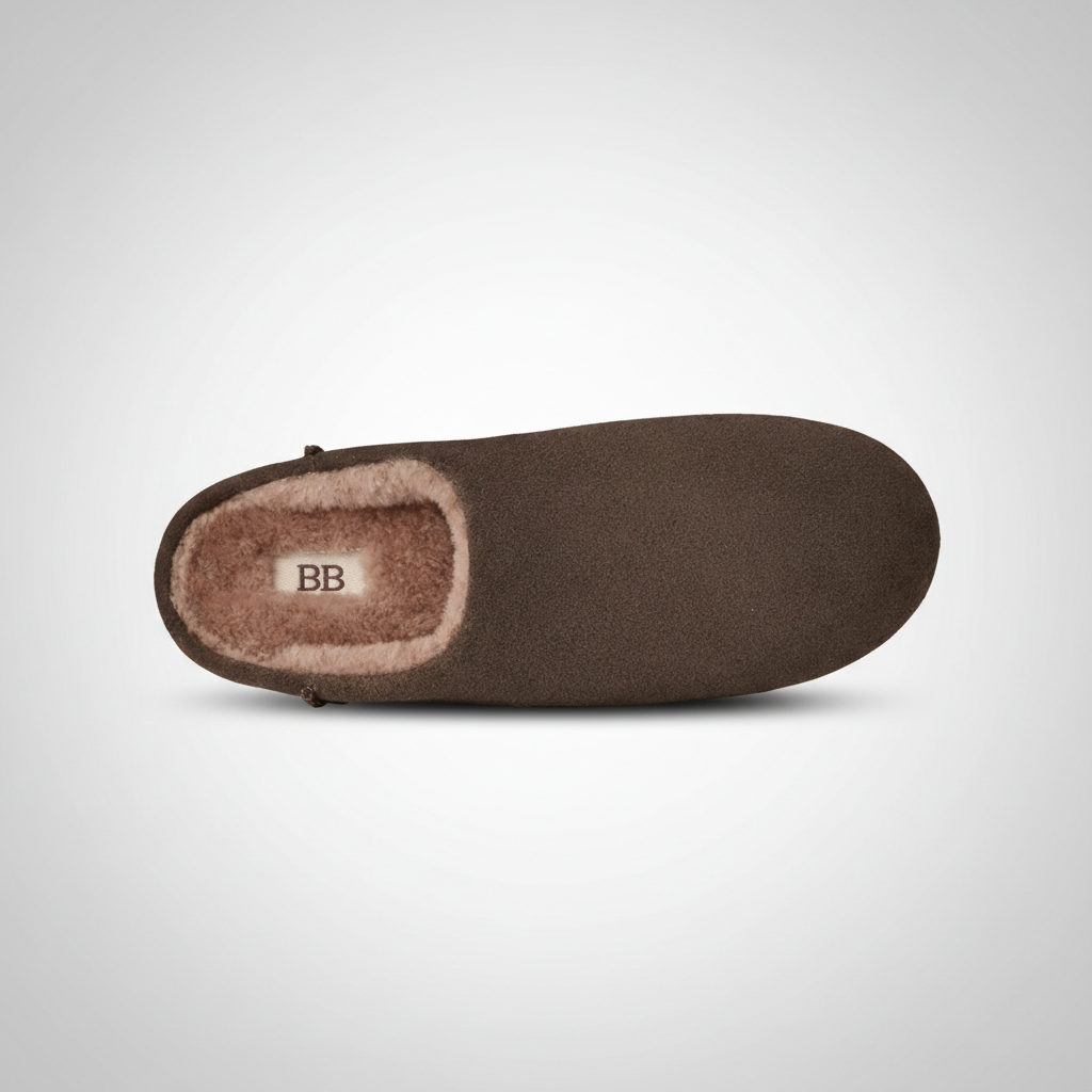 Elea Slip On Minimal Suede Slippers