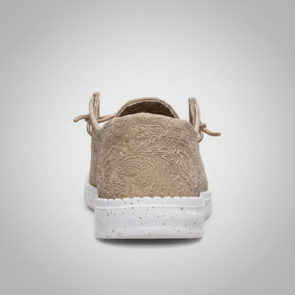 Wendy Ranch Textured Casual Slip On Shoes