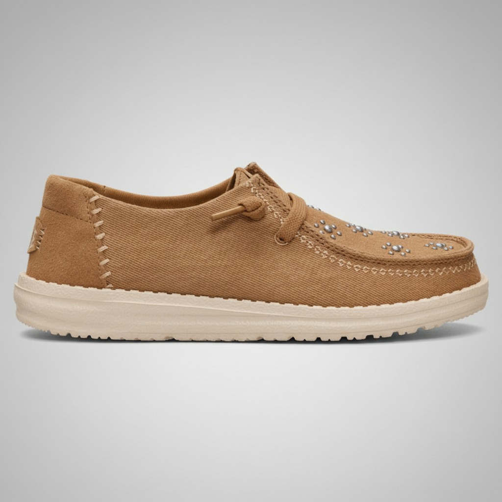 Decorative Star Stud Details Casual Shoes