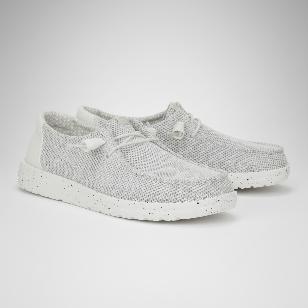 Stretch Mesh Lightweight Slip On Shoes