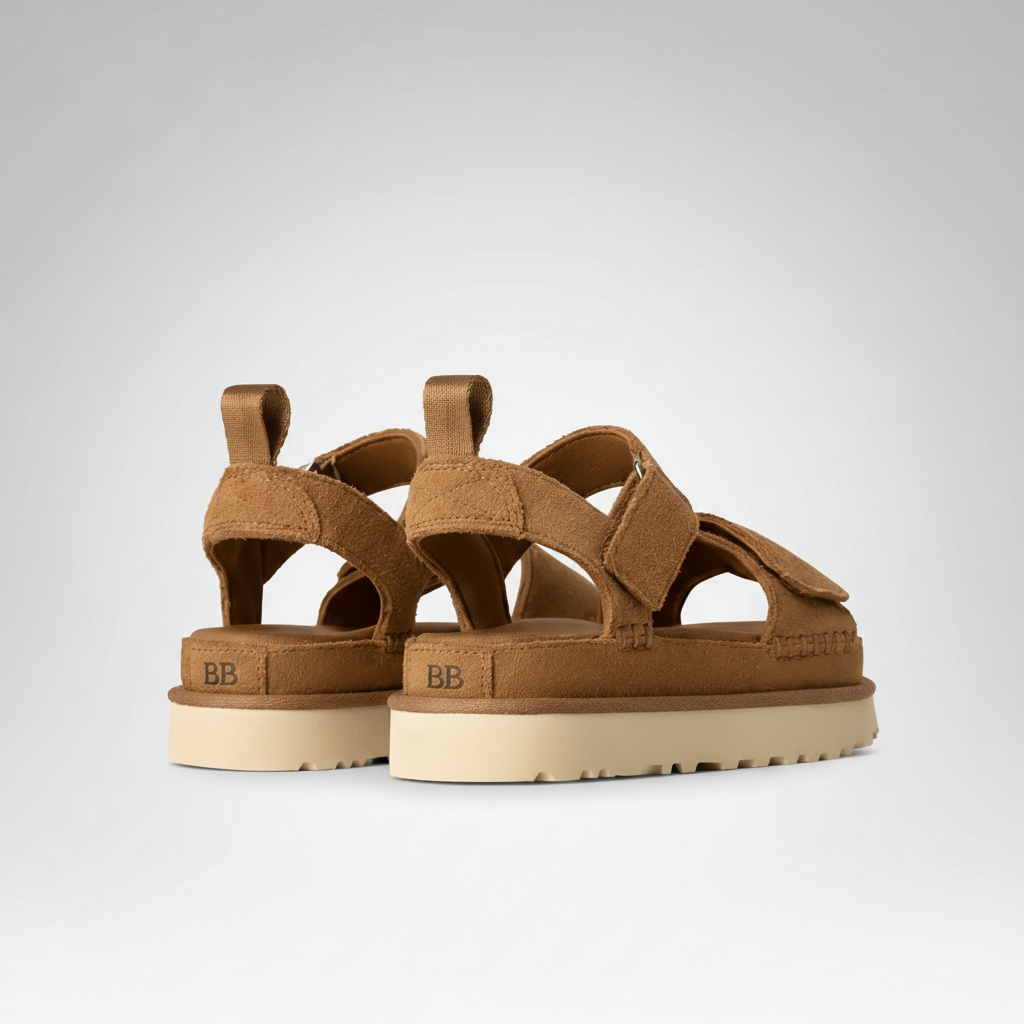 Goldenstar Suede Hook Loop Sandal