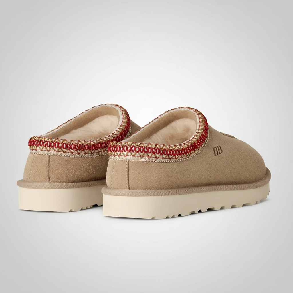 Tasman II Suede Slip On Platform Slipper