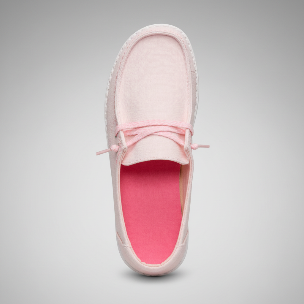 Shimmer Slip On Fashion Sneakers