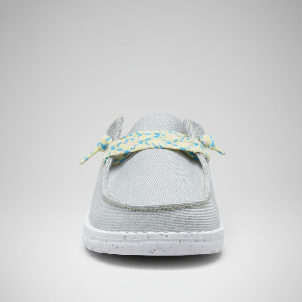 Lightweight Everyday Slip Ons With Lace Details