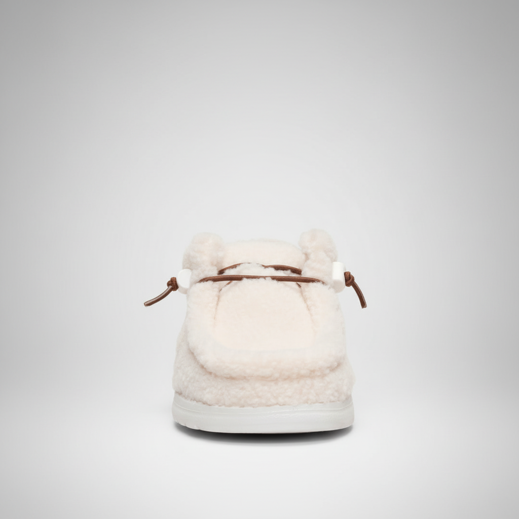 Soft Textured Cozy Slip Ons Shoes